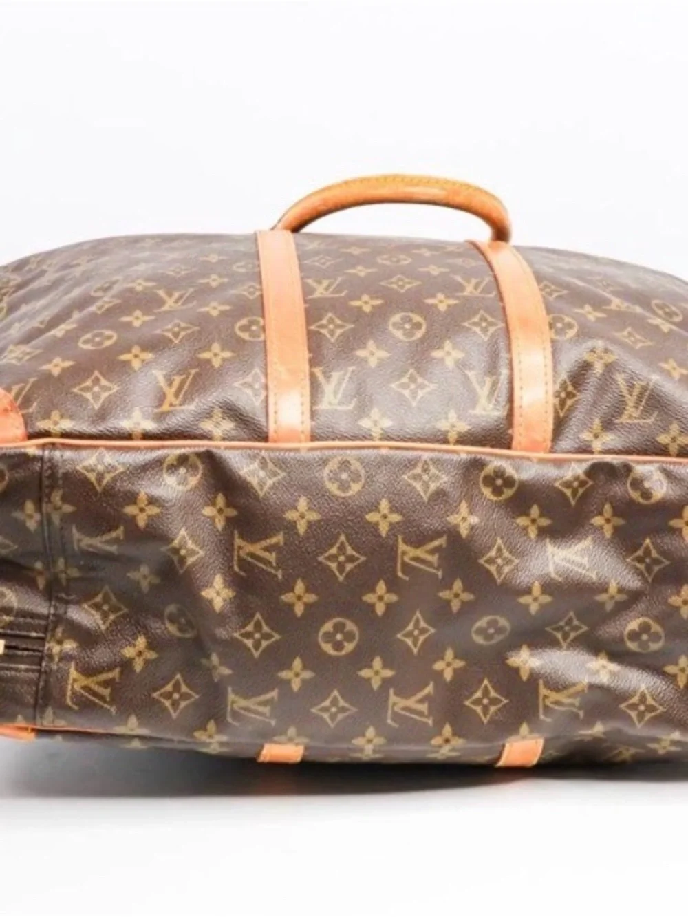 Louis Vuitton Monogram Sirius 50 Boston Bag in Brown and Tan - Picture 3 of 10